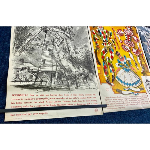 269 - LONDON TRANSPORT POSTERS, WINDMILLS JOHN FINNIE 1966, REF 167/10M/3700 LEONARD RIPLEY & CO LONDON, P... 