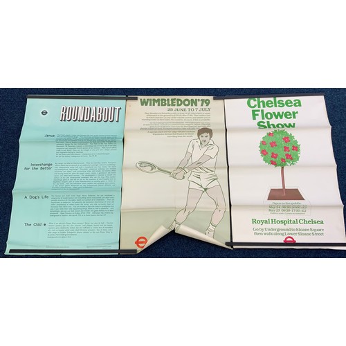 274 - LONDON TRANSPORT POSTERS WIMBLEDON ‘79, CJ PETYT, 679/2407M/850 (TORN AS SHOWN), CHELSEA FLOWER SHOW... 