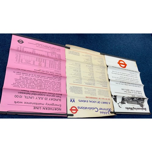 275 - LONDON TRANSPORT POSTERS, NORTHERN LINE EMERGENCY ENGINEERING WORK REVISED SERVICE. 778/2257H-100 (A... 