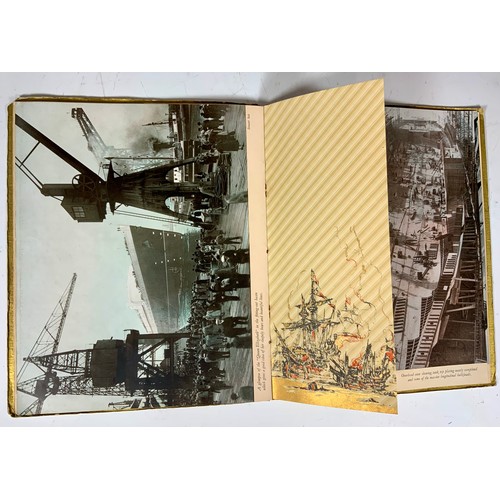 227 - MARITIME & SHIPPING INTEREST, CUNARD WHITE STAR, BOOKLET FOR THE 1938 LAUNCH OF THE QUEEN ELIZABETH ... 