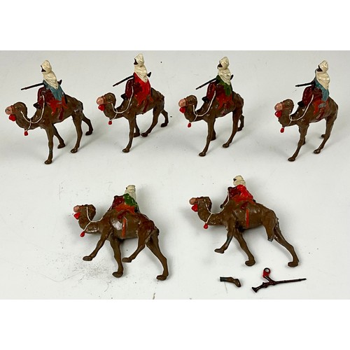 199 - BRITAINS MIDDLE-EASTERN TROOPS COMPRISING ARABS ON CAMELS. 4 IN GOOD CONDITION, 2 A/F