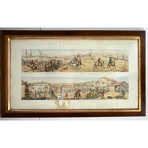 33 - MISC. HUNTING SCENE PRINTS (4)