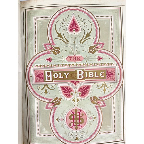 76 - LARGE FAMILY BIBLE 33cm LONG