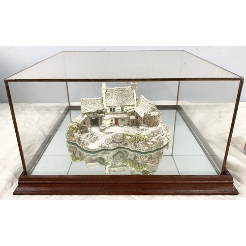 93 - LARGE LILLIPUT WINTER AT HIGH GHYLL, WITH DISPLAY CABINET