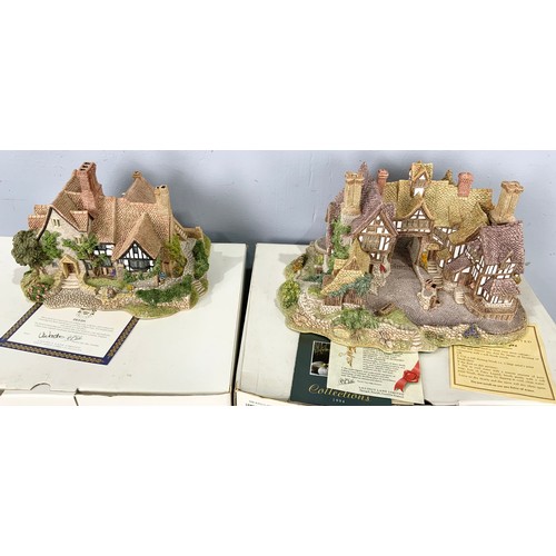 95 - 2 LARGE BOXED LILLIPUT LANE MODELS  THE KINGS ARMS & ANNE OF CLEEVES