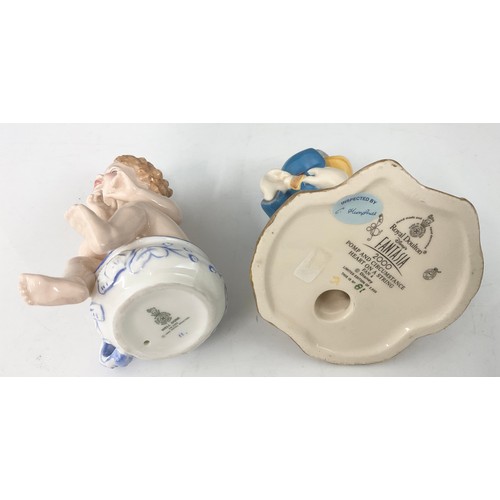 116 - ROYAL DOULTON WELL DONE FIGURINE  & POOP FROM FANTASIA