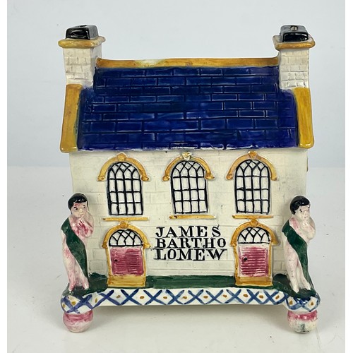 29 - SOUTH YORKSHIRE POTTERY CHAPEL BANK, PROBABLY MEXBOROUGH, DECORATED IN THE PRATTWARE MANNER, MARKED ... 