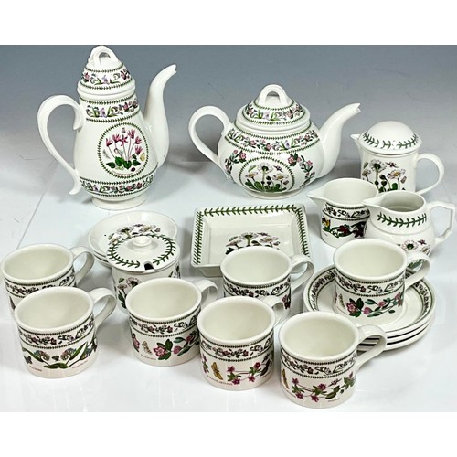 161 - QTY. MISC. PORTMEIRION INC. COFFEE POT, TEA POT, JUGS, CUPS, SAUCERS ETC.