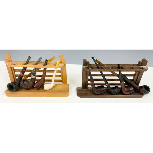 318 - PIPE RACKS , ESTATE PIPES & SMOKING RELATED ITEMS