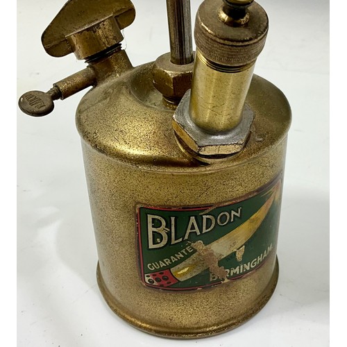 342 - RARE VINTAGE BLADEN BLOW TORCH WITH LONG REACH BURNER MARKED ‘PATENTS PENDING’, POSSIBLY PROTOTYPE W... 