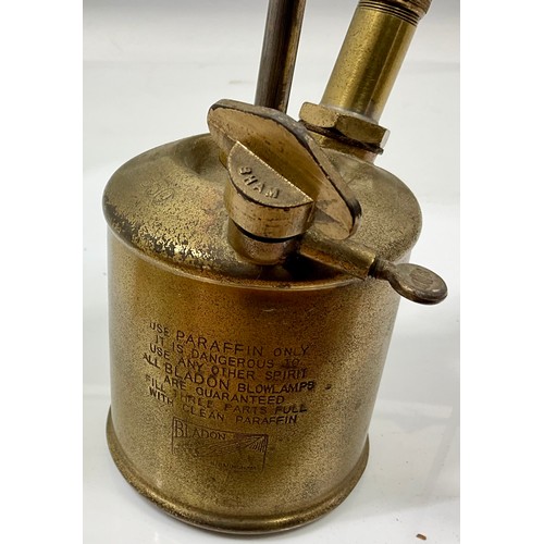 342 - RARE VINTAGE BLADEN BLOW TORCH WITH LONG REACH BURNER MARKED ‘PATENTS PENDING’, POSSIBLY PROTOTYPE W... 