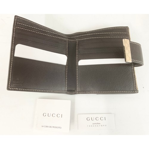 368 - GUCCI PURSE/ WALLET, NEW WITH GUCCI PRODUCT CARD