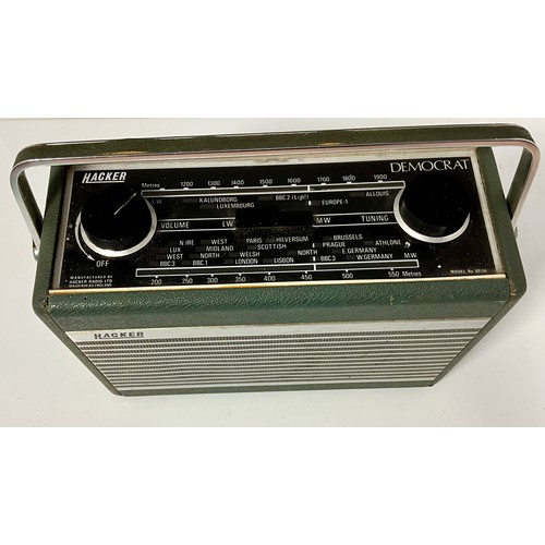 410 - VINTAGE HACKER DEMOCRAT RADIO