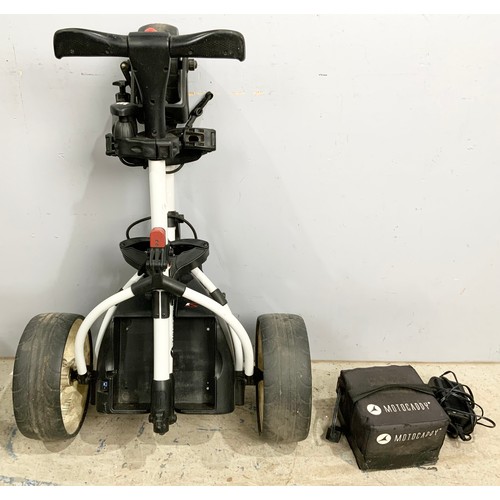 442 - MOTORCADDY GOLF TROLLEY WITH BATTERY & CHARGER