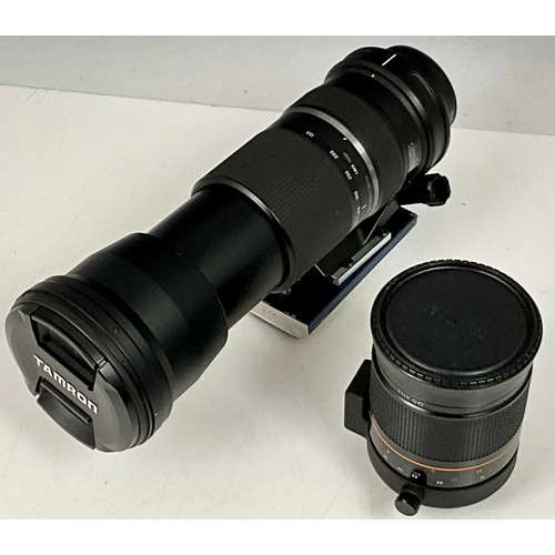 438 - NIKON HN-27 500 mm CAMERA LENS AND A TAMRON 150-600 mm ULTRASONIC SILENT DRIVE LENS