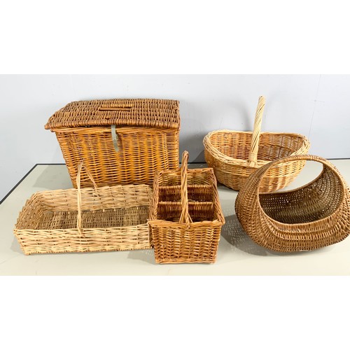 383 - VARIOUS BASKETS