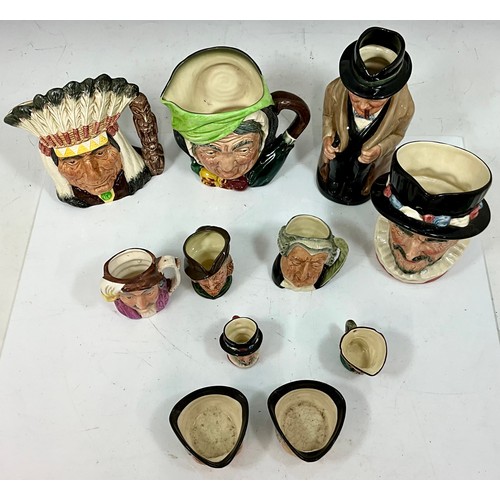 137 - COLLECTION OF ROYAL DOULTON AND OTHER CHARACTER JUGS (11)