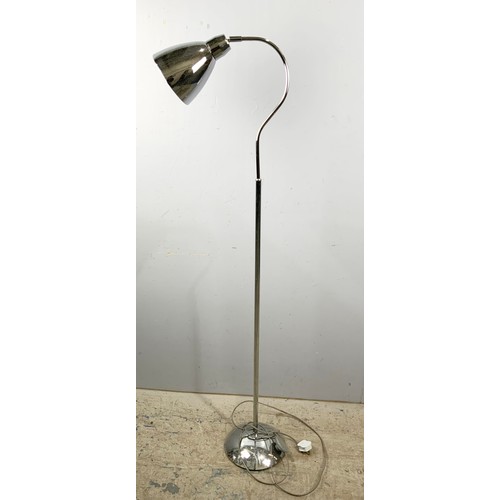 247 - CHROME STANDARD LAMP