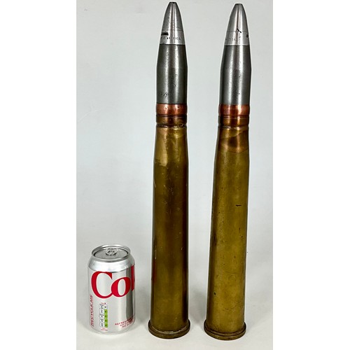 141 - 2 INERT 40 mm MK III ARTILLERY SHELLS DATED 1943