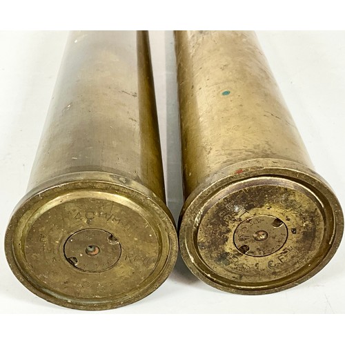 141 - 2 INERT 40 mm MK III ARTILLERY SHELLS DATED 1943