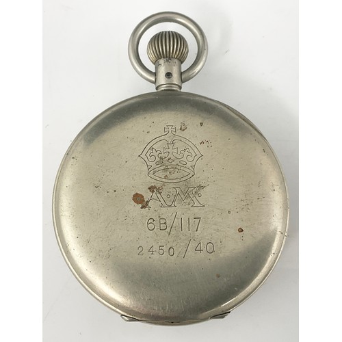 149 - WW2 BRITISH RAF AIR MINISTRY 6B/177 STOP WATCH. MARKED 