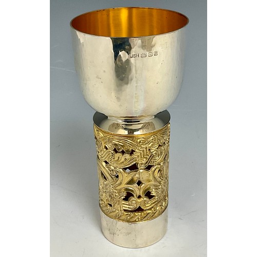 364 - AURUM SILVER AND SILVER GILT COMMEMORATIVE GOBLET, NUMBER 606 OF 676 TO COMMEMORATE THE THIRTEENTH C... 