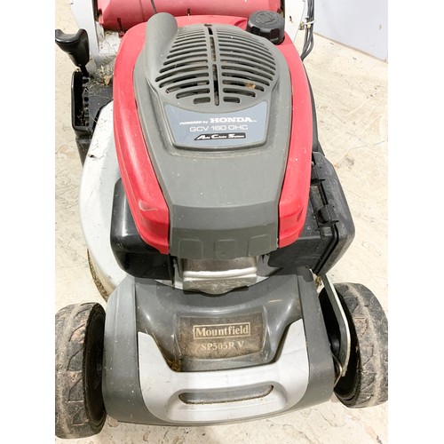 501 - MOUNTFIELD  SP505R V  PETROL MOWER WITH HONDA ENGINE