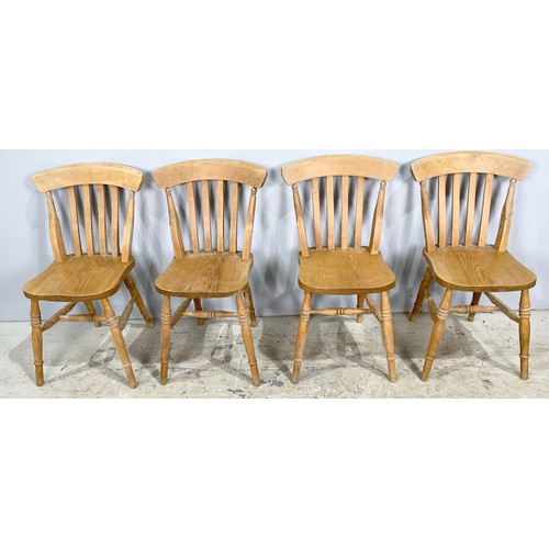 536 - 2 SETS OF FOUR MODERN KITCHEN CHAIRS