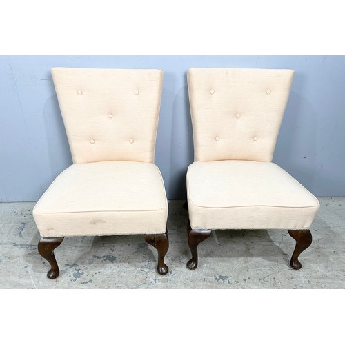 667 - PAIR OF HORSEHAIR CHAIRS