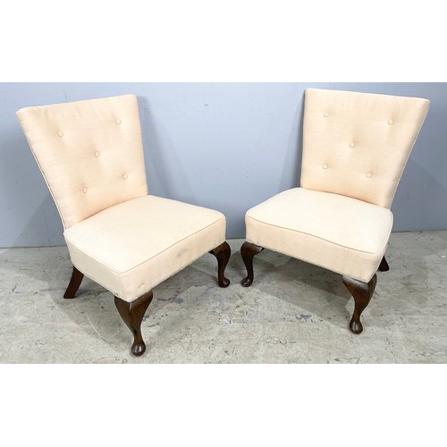 667 - PAIR OF HORSEHAIR CHAIRS