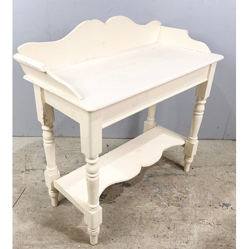 622 - PAINTED WASH STAND WIDTH 93cm