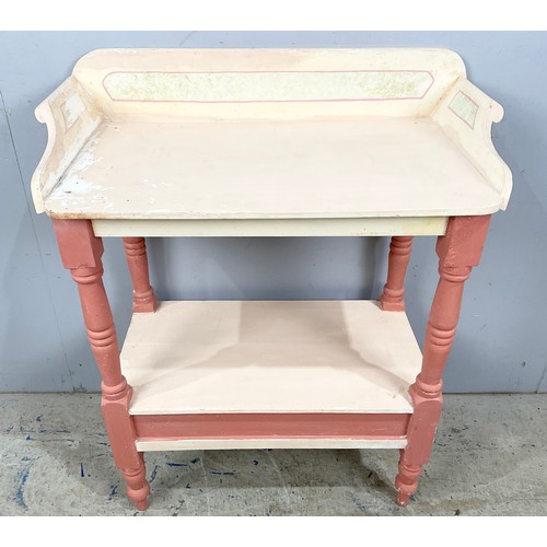 623 - PAINTED WASH STAND WIDTH 75cm