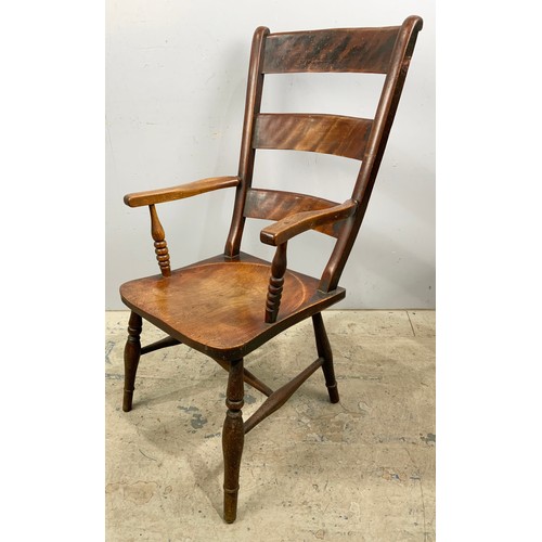 665 - GRANDFATHER CHAIR