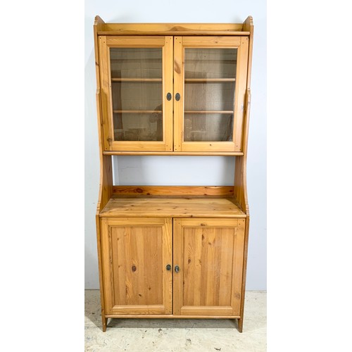 524 - MODERN PINE DRESSER 198cm TALL