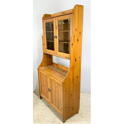 524 - MODERN PINE DRESSER 198cm TALL