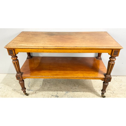 613 - VICTORIAN MAHOGANY BUFFET WIDTH 130cm