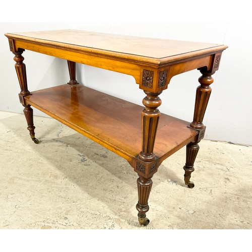 613 - VICTORIAN MAHOGANY BUFFET WIDTH 130cm