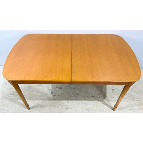 659 - McINTOSH LATE CENTURY EXTENDING DINING TABLE 221cm x 91cm EXTENDED