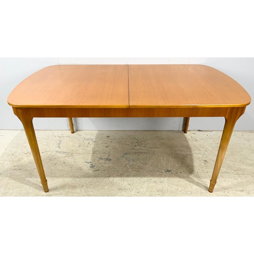 659 - McINTOSH LATE CENTURY EXTENDING DINING TABLE 221cm x 91cm EXTENDED