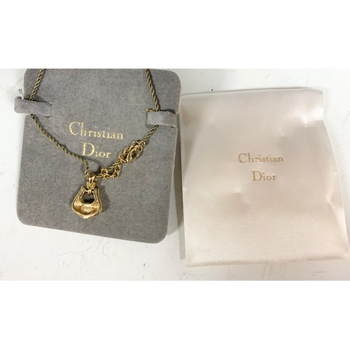 509 - VINTAGE CHRISTIAN DIOR  NECKLACE & PENDANT