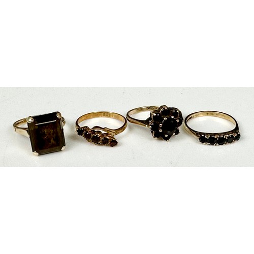 501 - 4 MISC. COSTUME RINGS