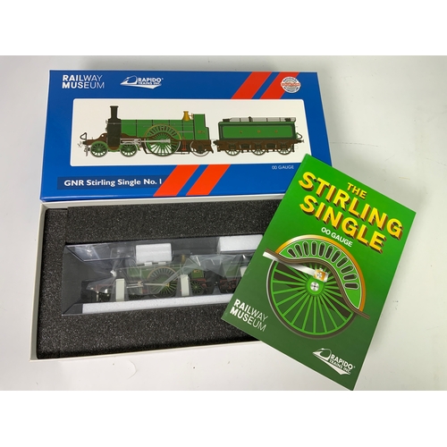 501 - RAPIDO TRAINS, RAILWAY MUSEUM COLLECTION, 449366, STIRLING SINGLE, DCC READY, UNUSED, VGC