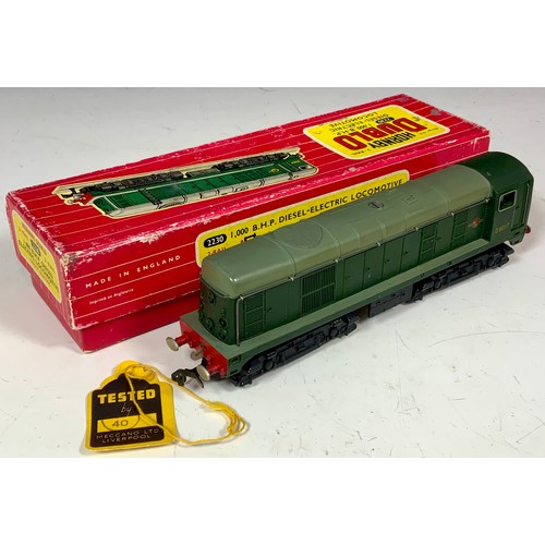 407 - HORNBY DUBLO, BOXED CLASS 20, D8017, WITH TESTER TAG.