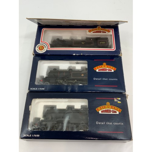 508 - BACHMANN, 3 BOXED LNER , BR V1/V3 TANK LOCOMOTIVES. 67601, 31-609A 67669, 31-609, 67673