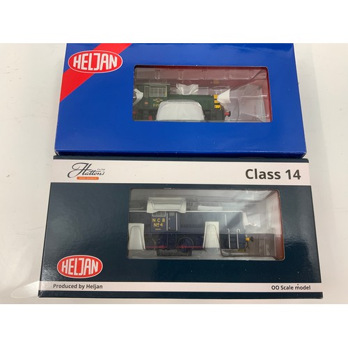 514 - HELJAN LIMITED EDITION, HATTONS SPECIAL CLASS 14, NO 4 NBC. ASHINGTON BLUE & HELJAN CLASS 05 SHUNTER... 