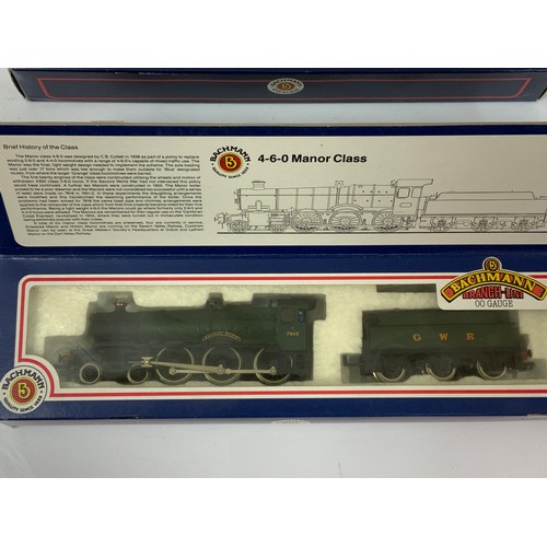 472 - 2 BOXED BACHMANN LOCOMOTIVES 31-300, 7802 BRADLEY MANOR, & MOGUL 31-801, MOGUL 9319