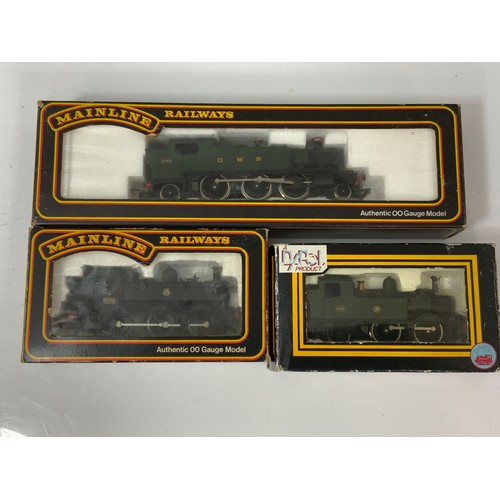 467 - GWR TANK COLLECTION, COMPRISING 5 LOCOMOTIVES ALL BOXED, DAPOL AUTO TANK 0-4-2 1420, AIRFIX GMR 2-6-... 