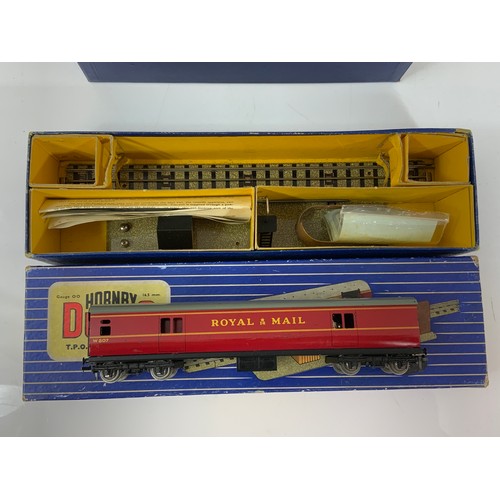 406 - TWO HORNBY DUBLO TPO SETS, ONE BLUE BOX & ONE LATER RED BOX 2400