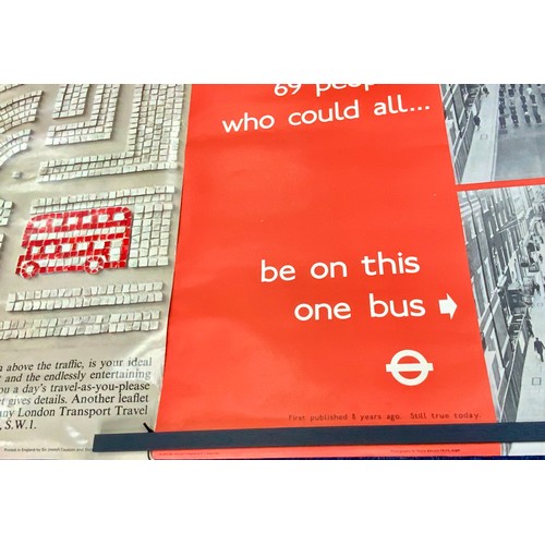 214 - 3 LONDON TRANSPORT POSTERS,  UNDERGROUND, LORD ASHFIELD, 1874-1948 CREATOR OF LT, 374/1611M/4000, JO... 