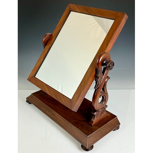 66 - DRESSING TABLE MIRROR ON STAND